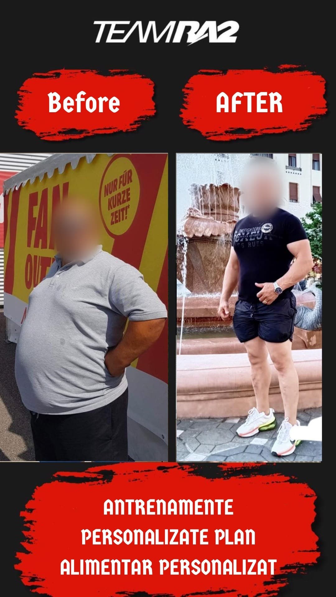 Transformarea lui Sorin — înainte și după