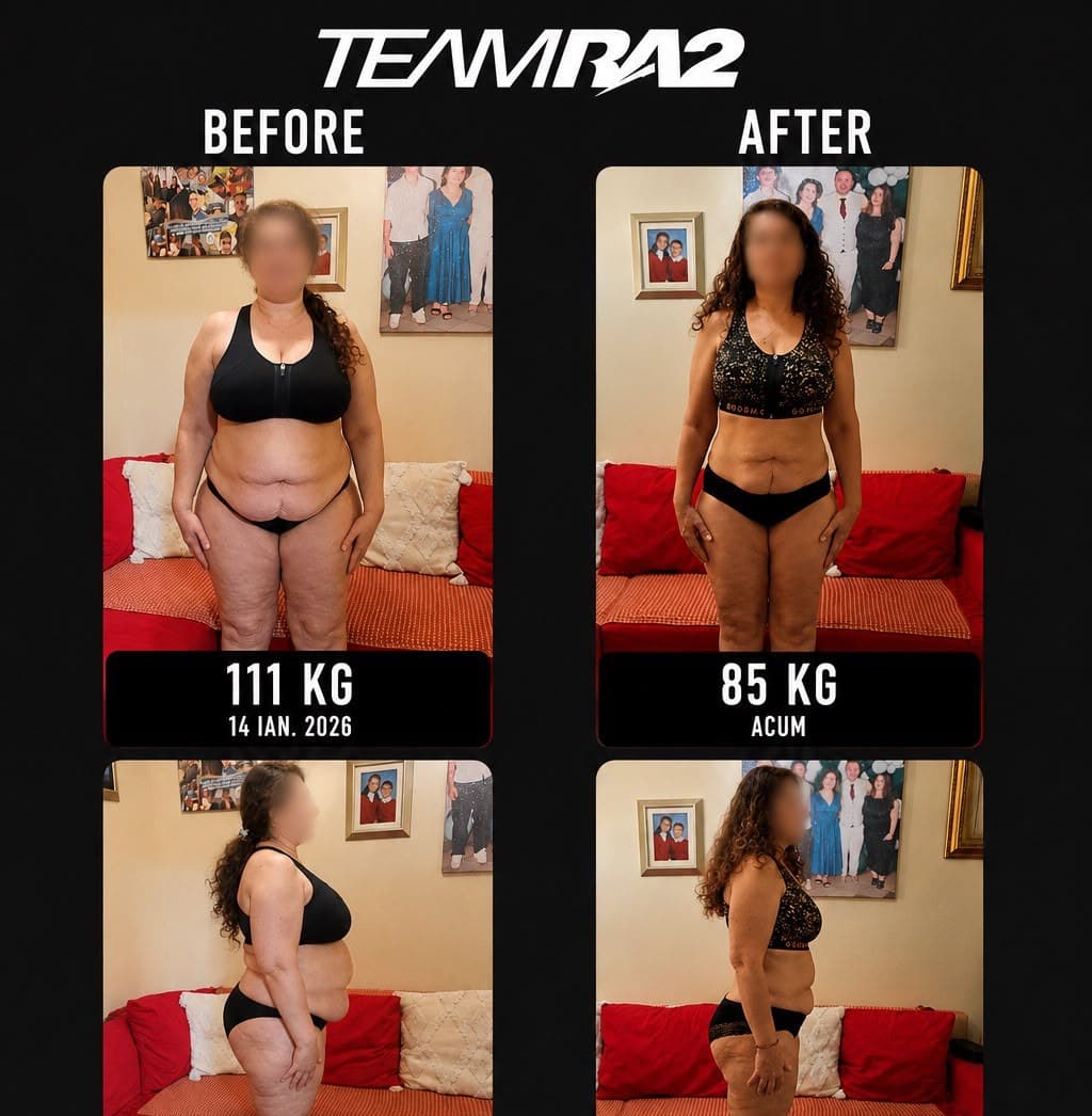 Transformarea lui Tatiana — înainte și după